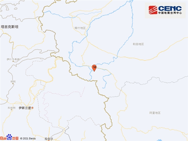 新疆和田地区发生5.2级地震：昨天刚刚3.7级