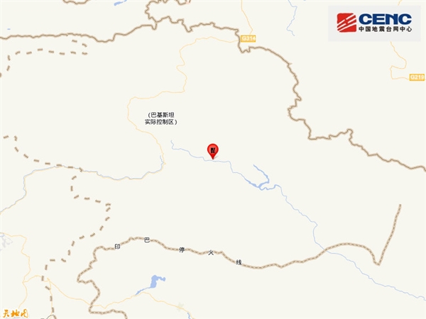 新疆和田地区发生5.2级地震：昨天刚刚3.7级